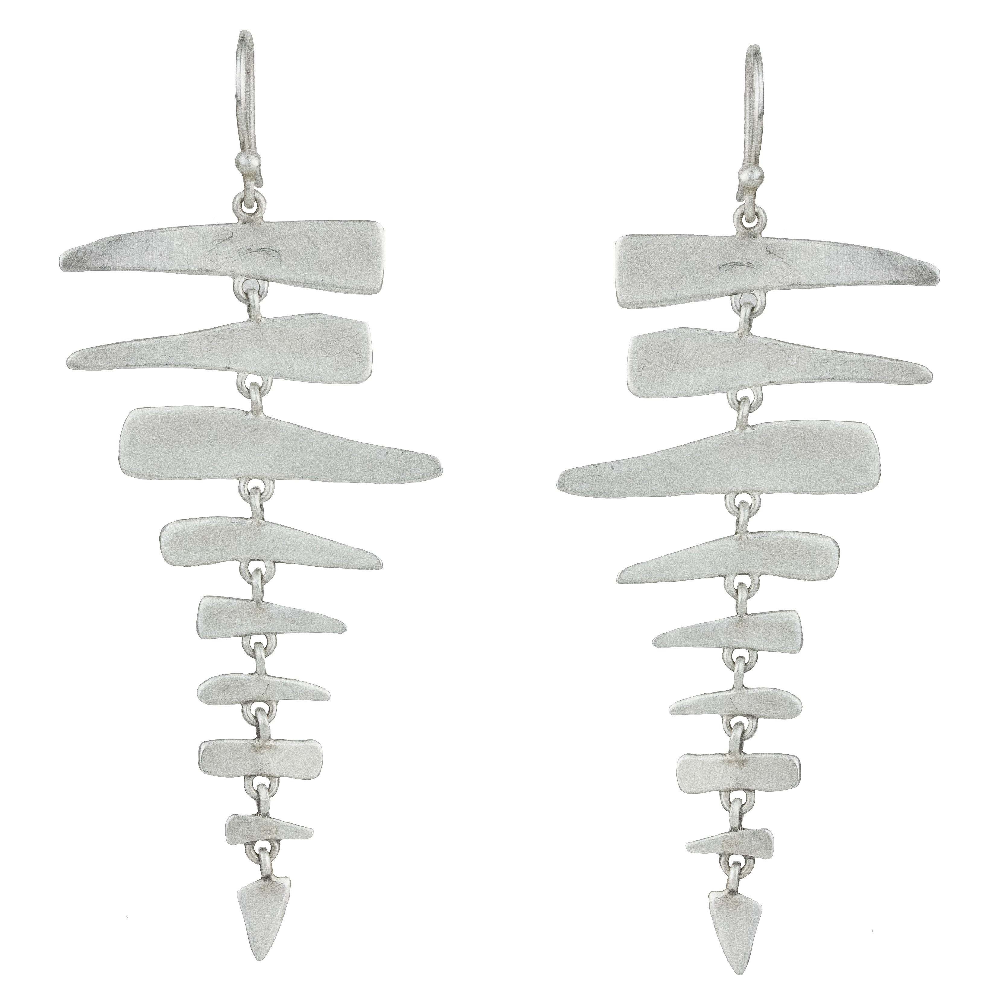 Fishbone Earrings-Jane Diaz