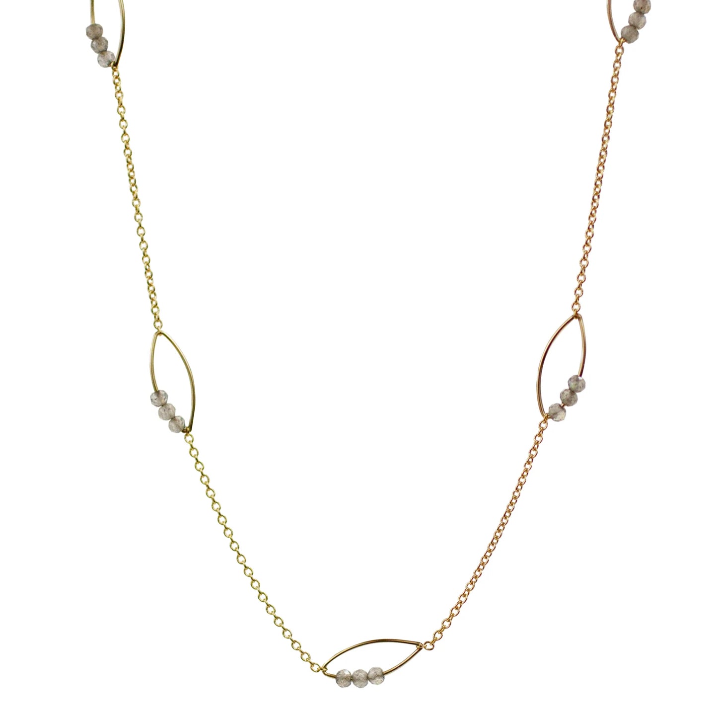 Lucca Labradorite Necklace-Lulu Designs