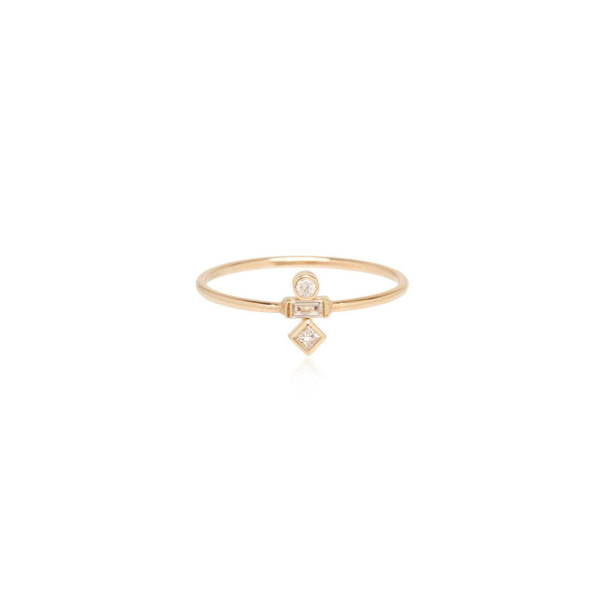 Mixed Diamond Ring-Zoë Chicco