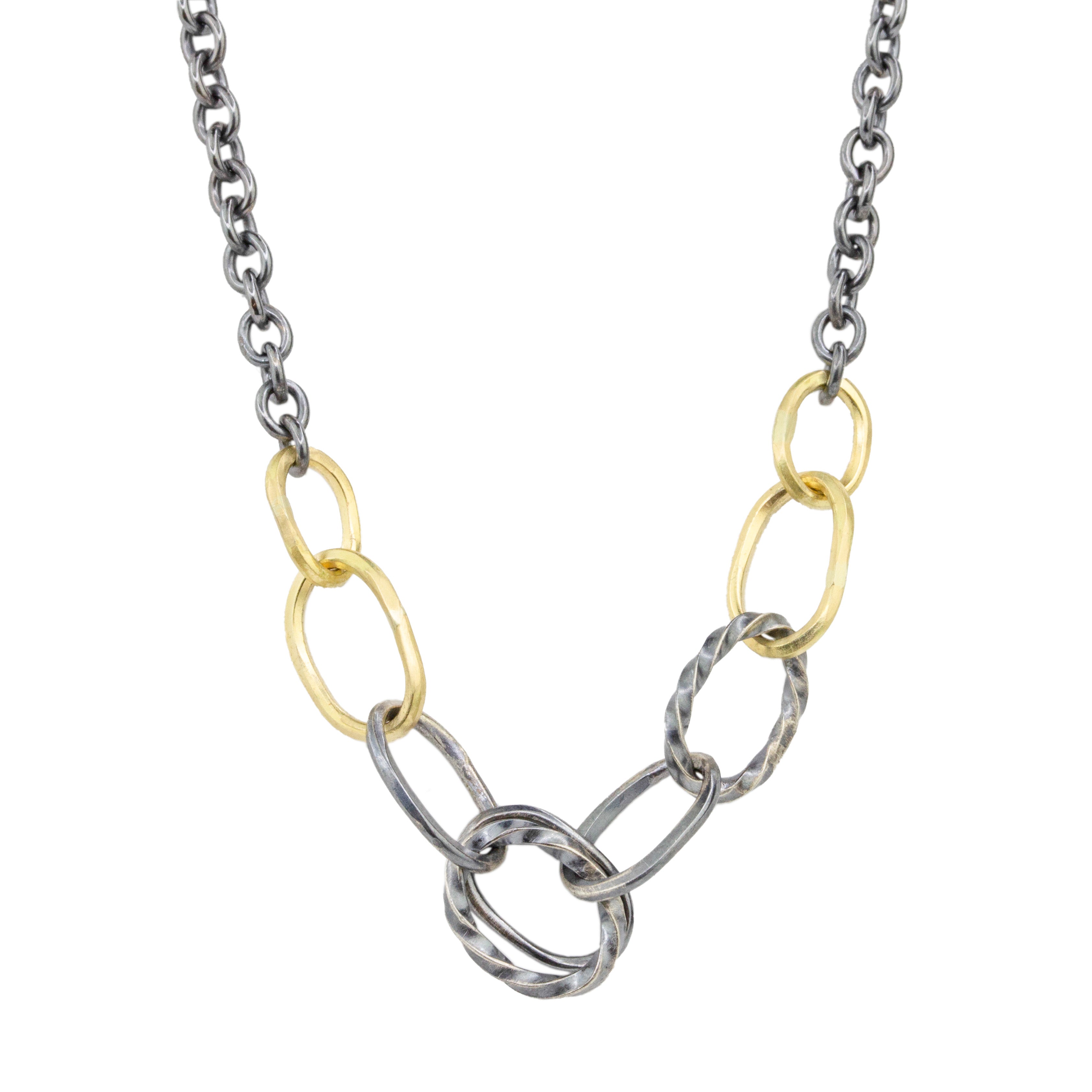 Petite Wrought Link Necklace-Sarah McGuire