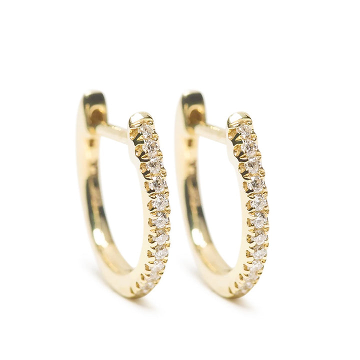 Pixie Yellow Gold Hoops