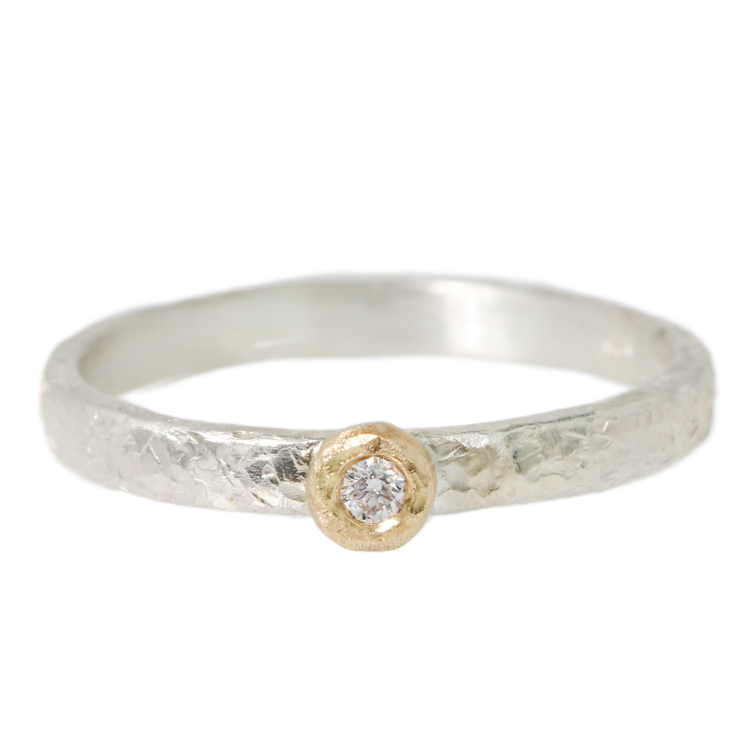 Single Bezel Diamond Ring-Yasuko Azuma