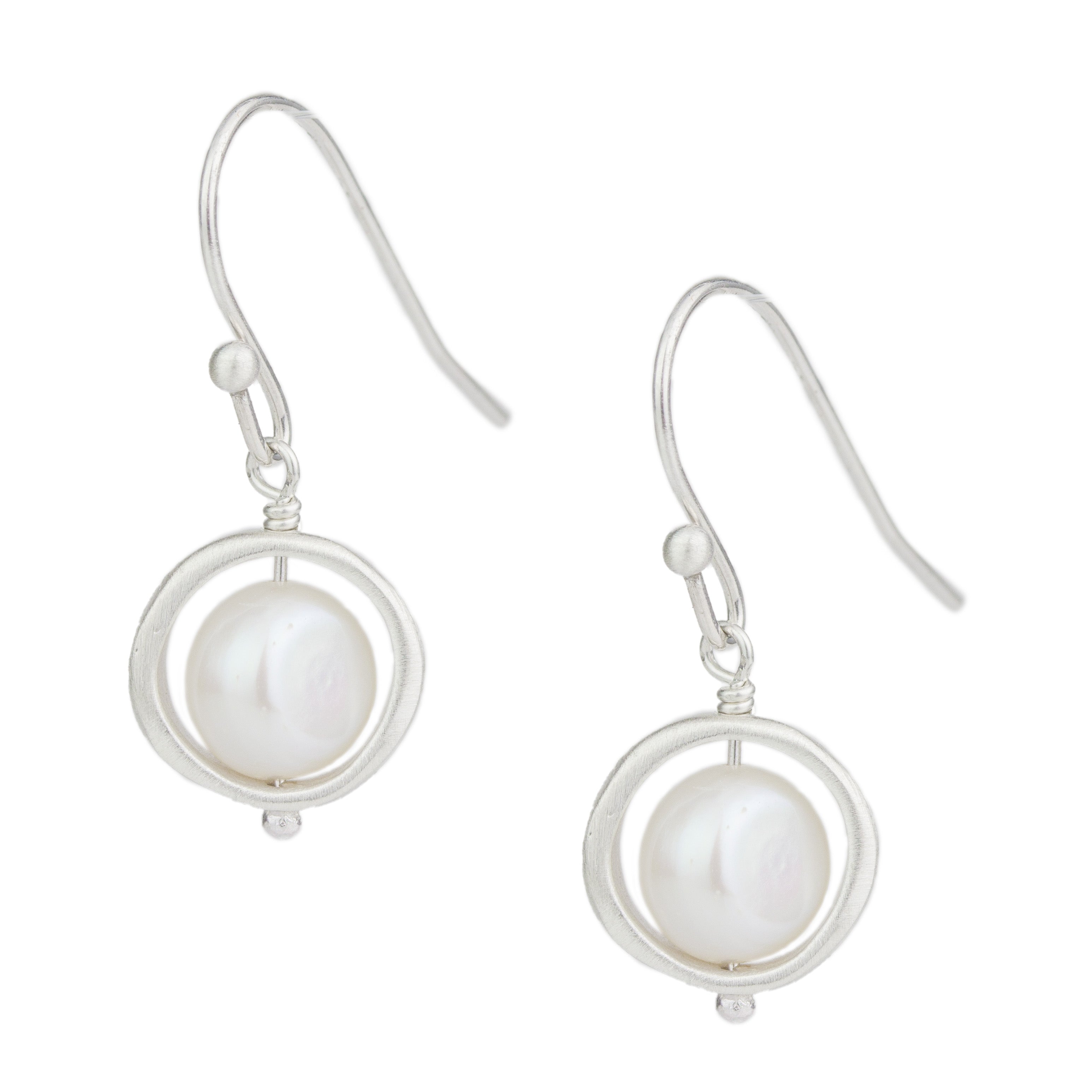 Small Pearl Drop Earrings-Philippa Roberts