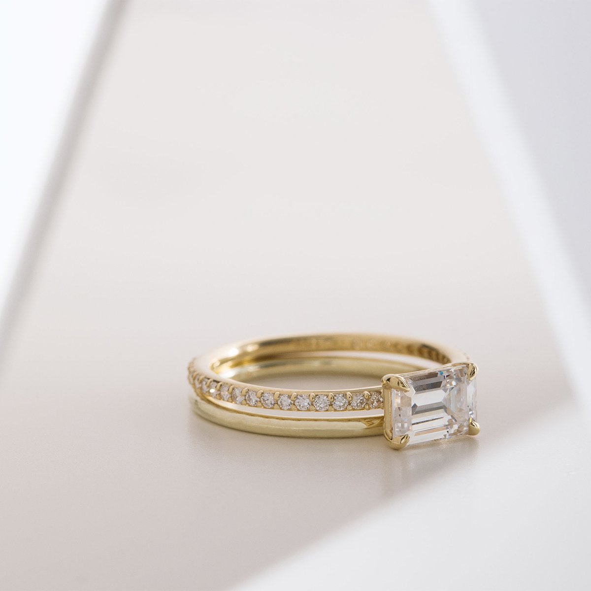 18K Gold Emerald