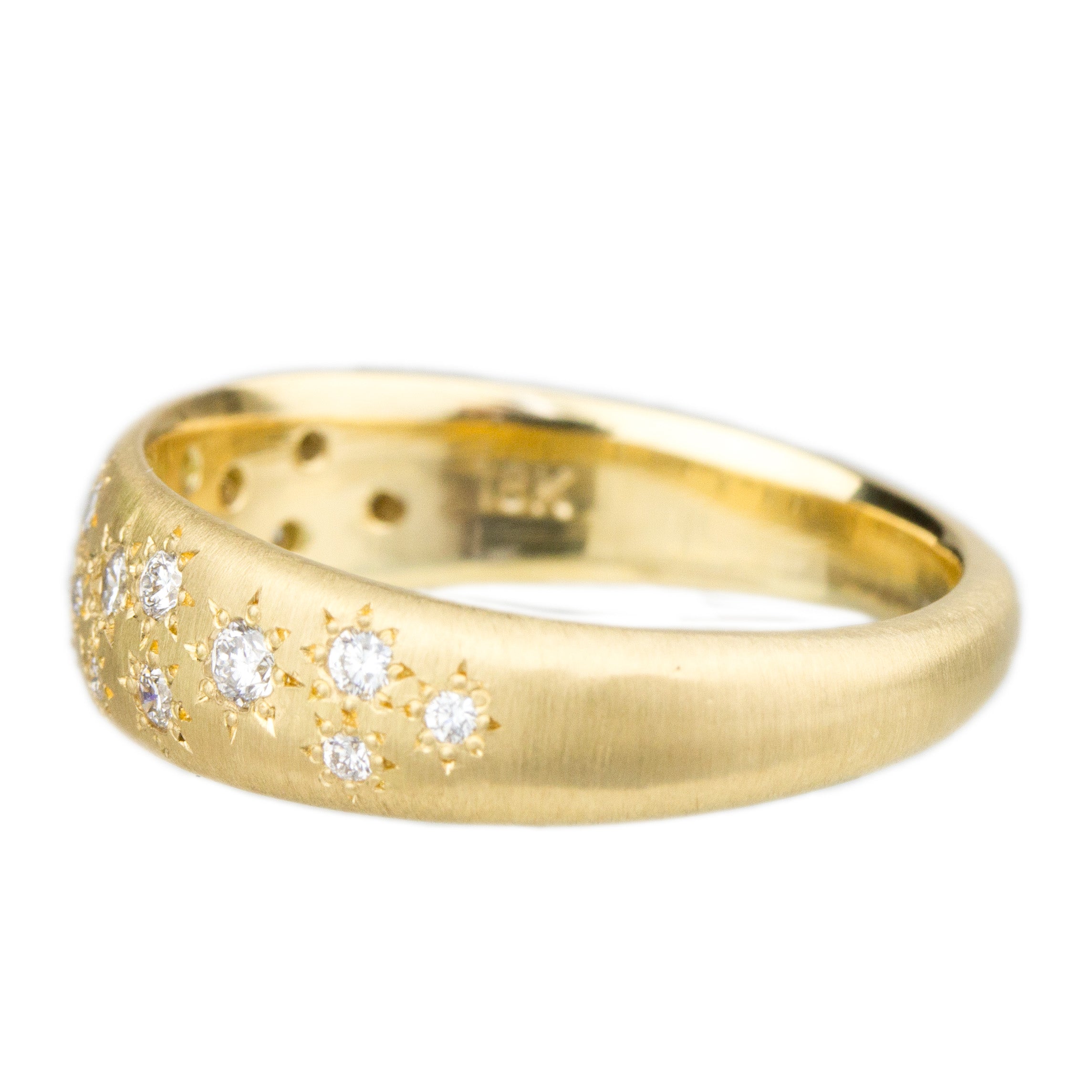 Tapered Diamond Band-Adel Chefridi