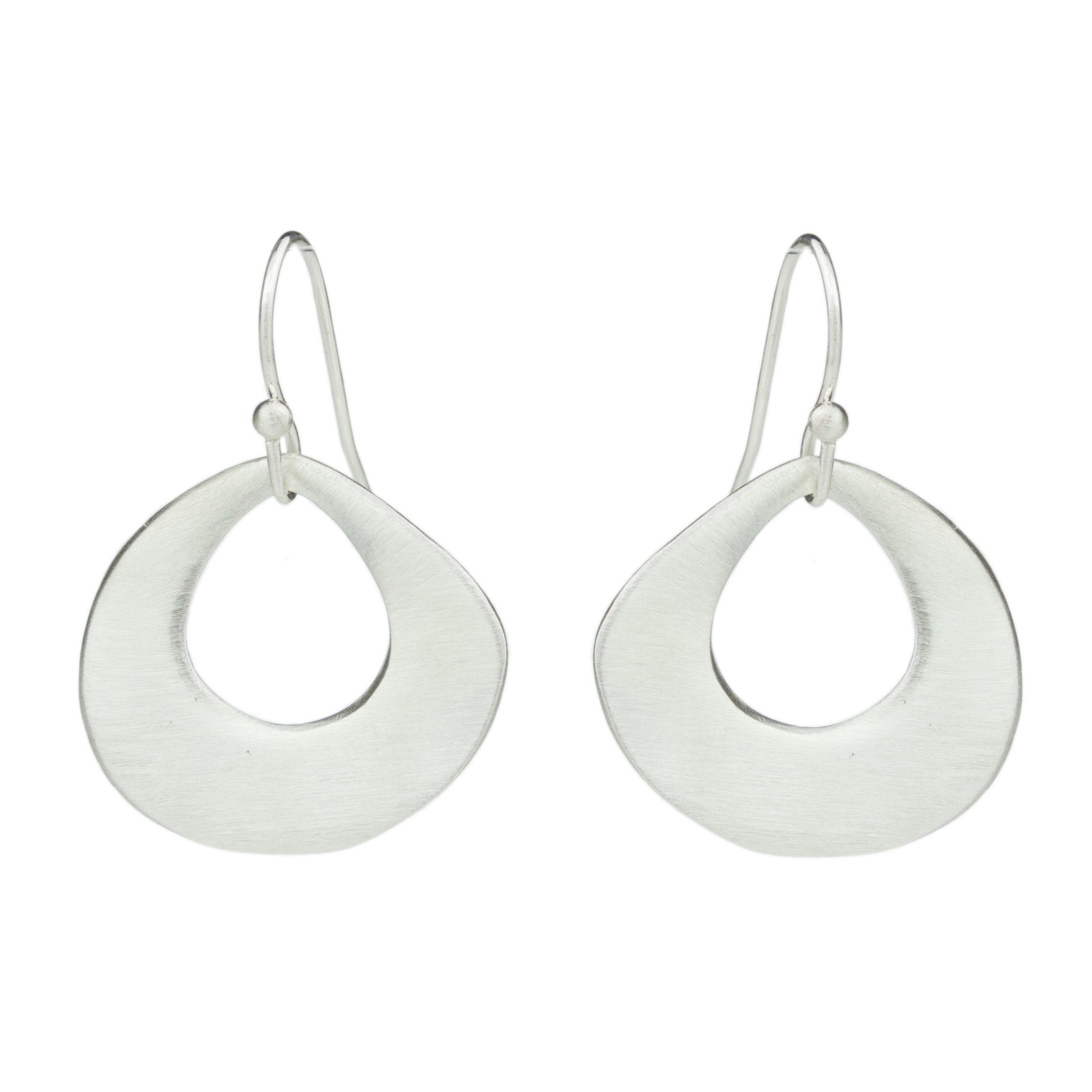 Thick Open Drop Earrings-Philippa Roberts